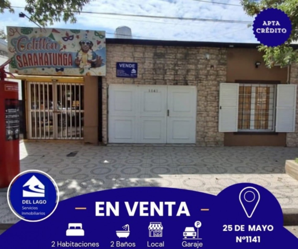 PROPIEDAD + LOCAL COMERCIAL EN VENTA