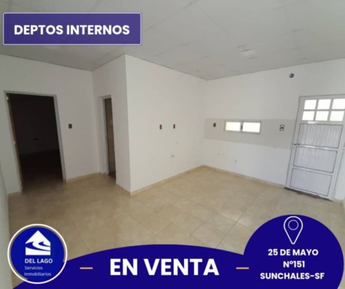 DOS DEPARTAMENTOS INTERNOS A ESTRENAR EN VENTA