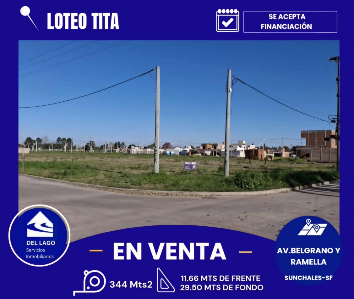 LOTE EN VENTA