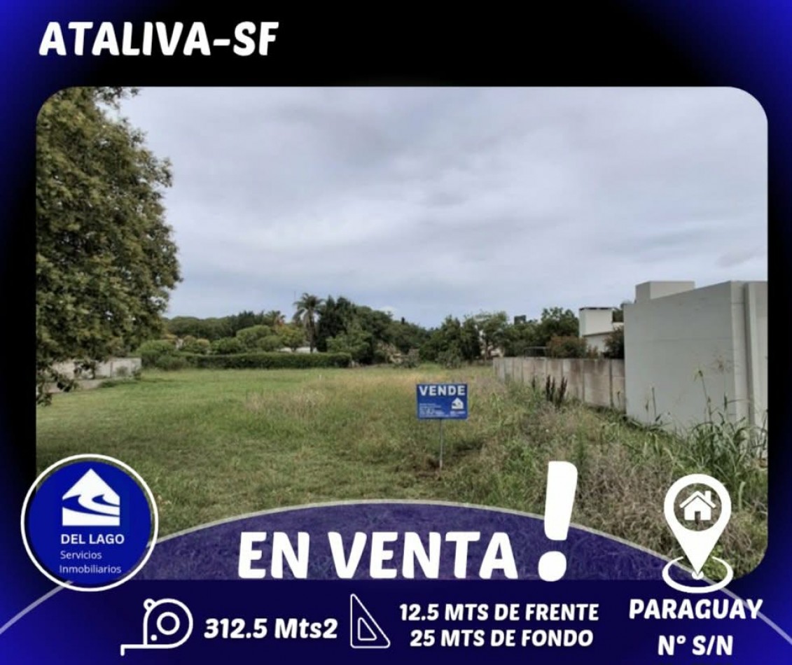 LOTE EN VENTA ATALIVA-SF